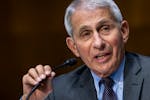 FILE - In this May 11, 2021, file photo, Dr. Anthony Fauci, director of the National Institute of Allergy and Infectious Diseases, speaks during heari