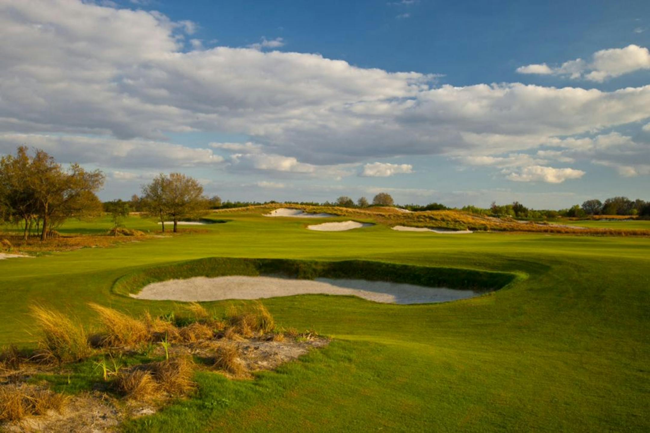 Golfing at Streamsong won't be cheap. Depending on the season, teeing it up here will run $130 to $250. A 216-room lodge is expected to open in November.