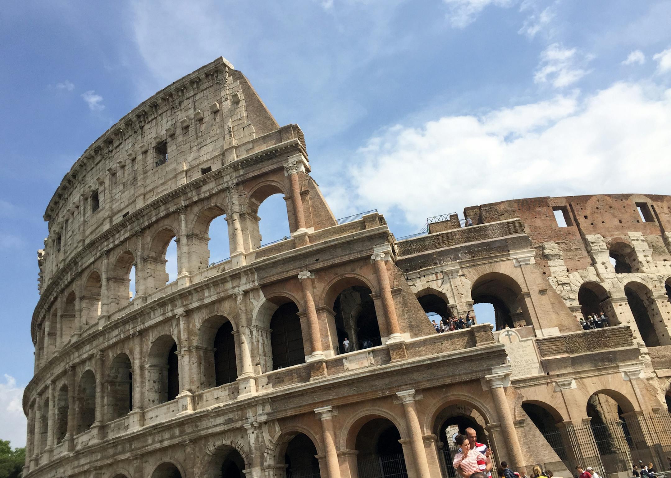 The Colosseum in Rome.