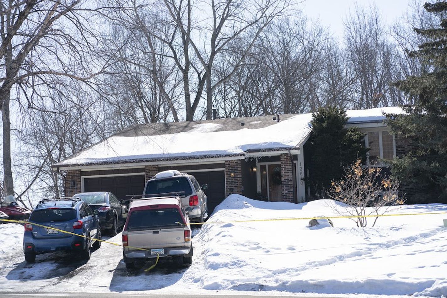 Three people were found dead in this home in the 13600 block of Upper Elkwood Court in Apple Valley.