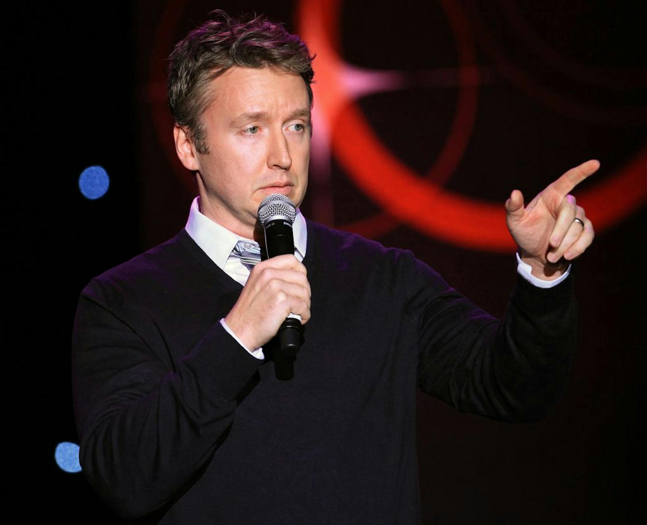 Chad Daniels, performing at Mystic Lake Casino in February.