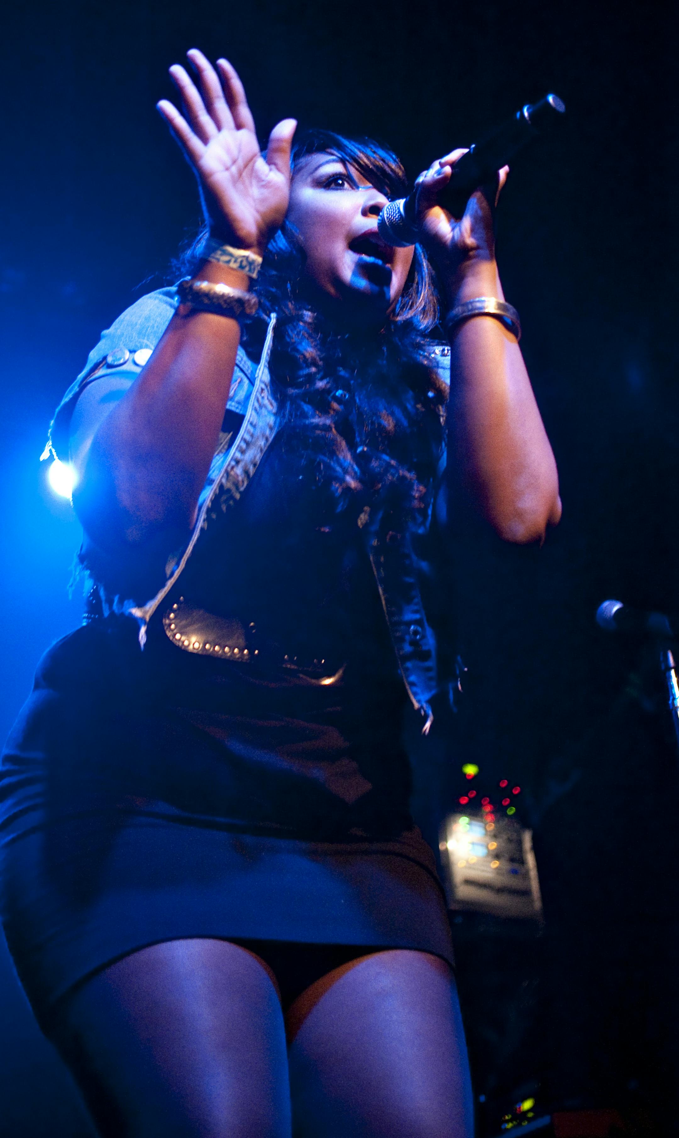 Lizzo performs with The Chalice at First Avenue for the Current's 8th birthday party on Jan 19, 2013. Photo by Leslie Plesser ORG XMIT: MIN1301201623260336