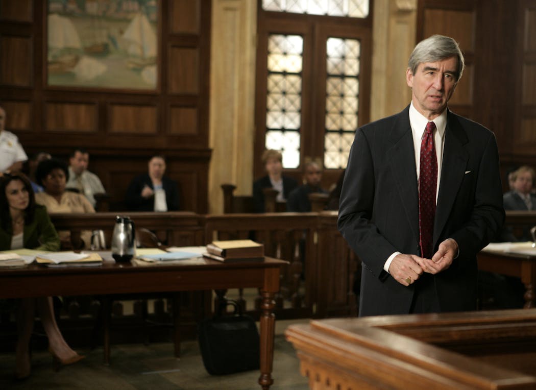 Sam Waterston will be back as district attorney Jack McCoy for the “Law & Order” revival, which will airs Feb. 24 on NBC. 