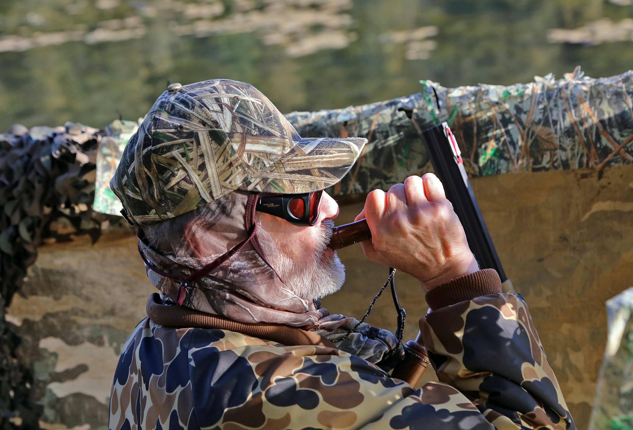 Dan Smith, who grew up in Renville, Minn., and now lives in Rapid City, S.D., returned home to the Minnesota River Valley to hunt ducks on opening day.