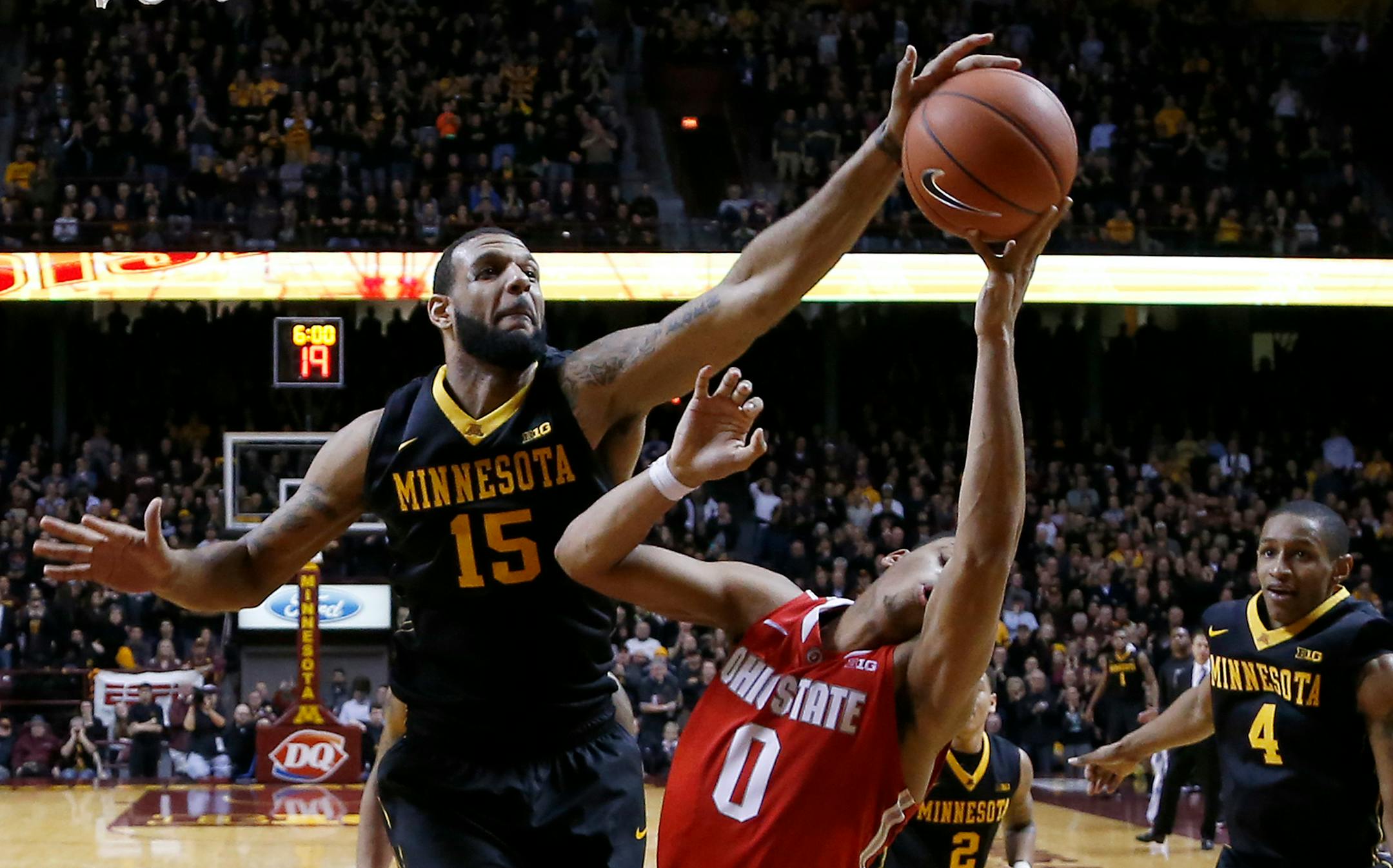 Maurice Walker against Ohio State earlier this season.