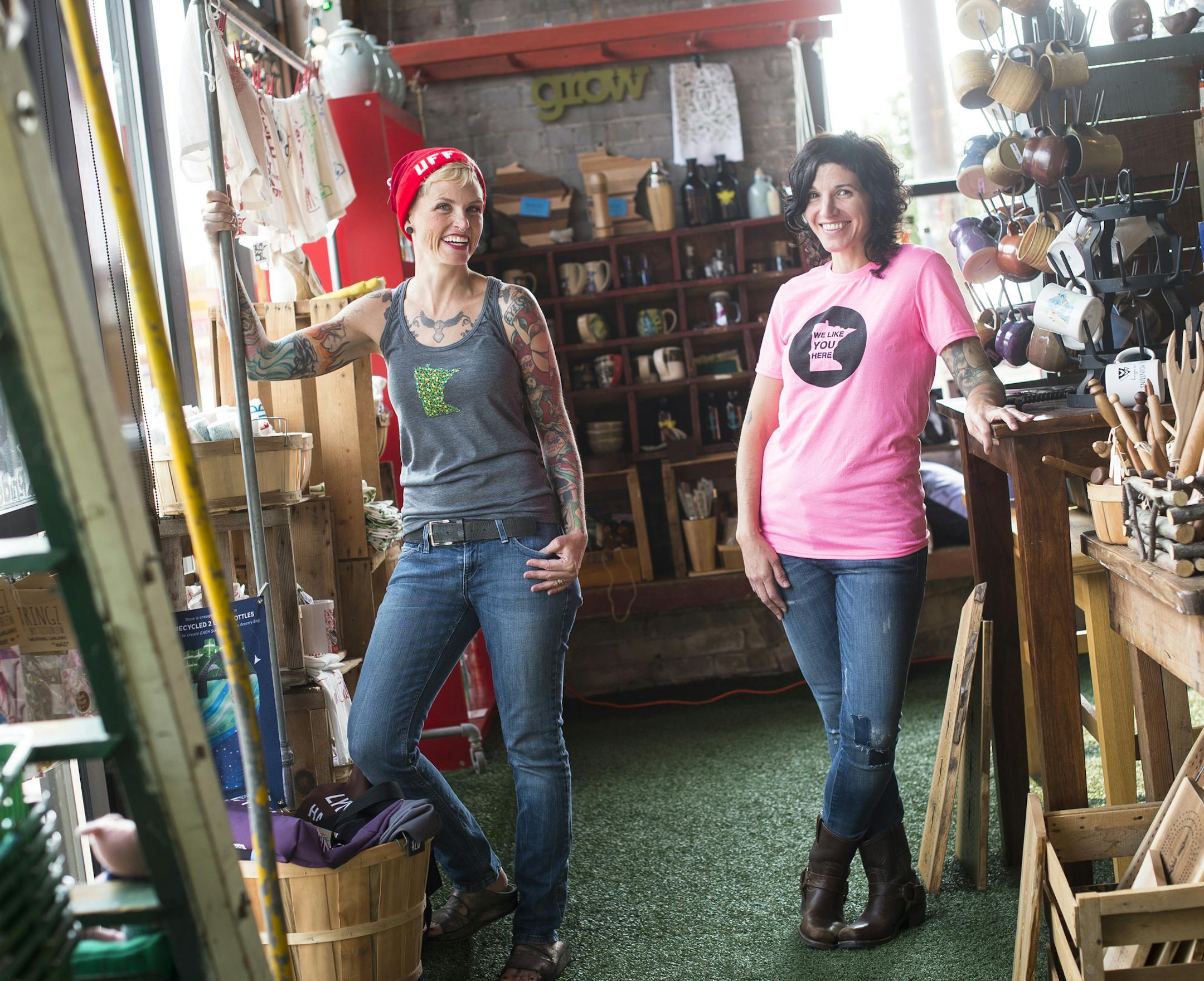 I Like You owners Sarah Sweet, left, and Angela Lessman look forward to being at the State Fair every day.