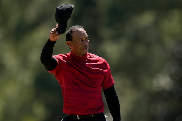 On a 'tough road', Woods limps to second straight 78 at the Masters