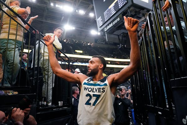 Rudy Gobert is a former NBA defensive player of the year.