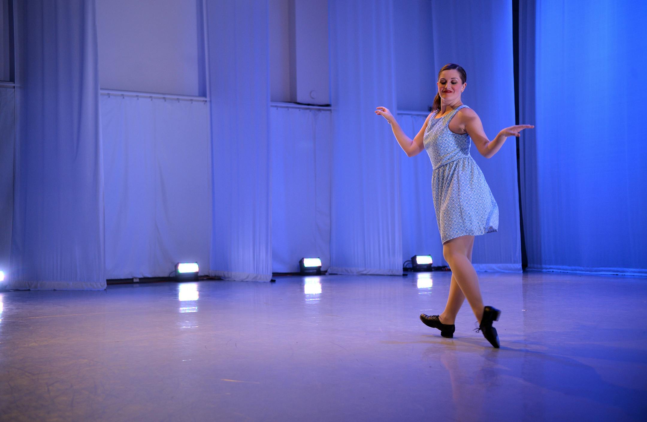 Collide dancer Alannah Renstrom performed.