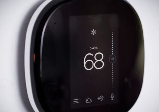 The Ecobee4 smart thermostat.