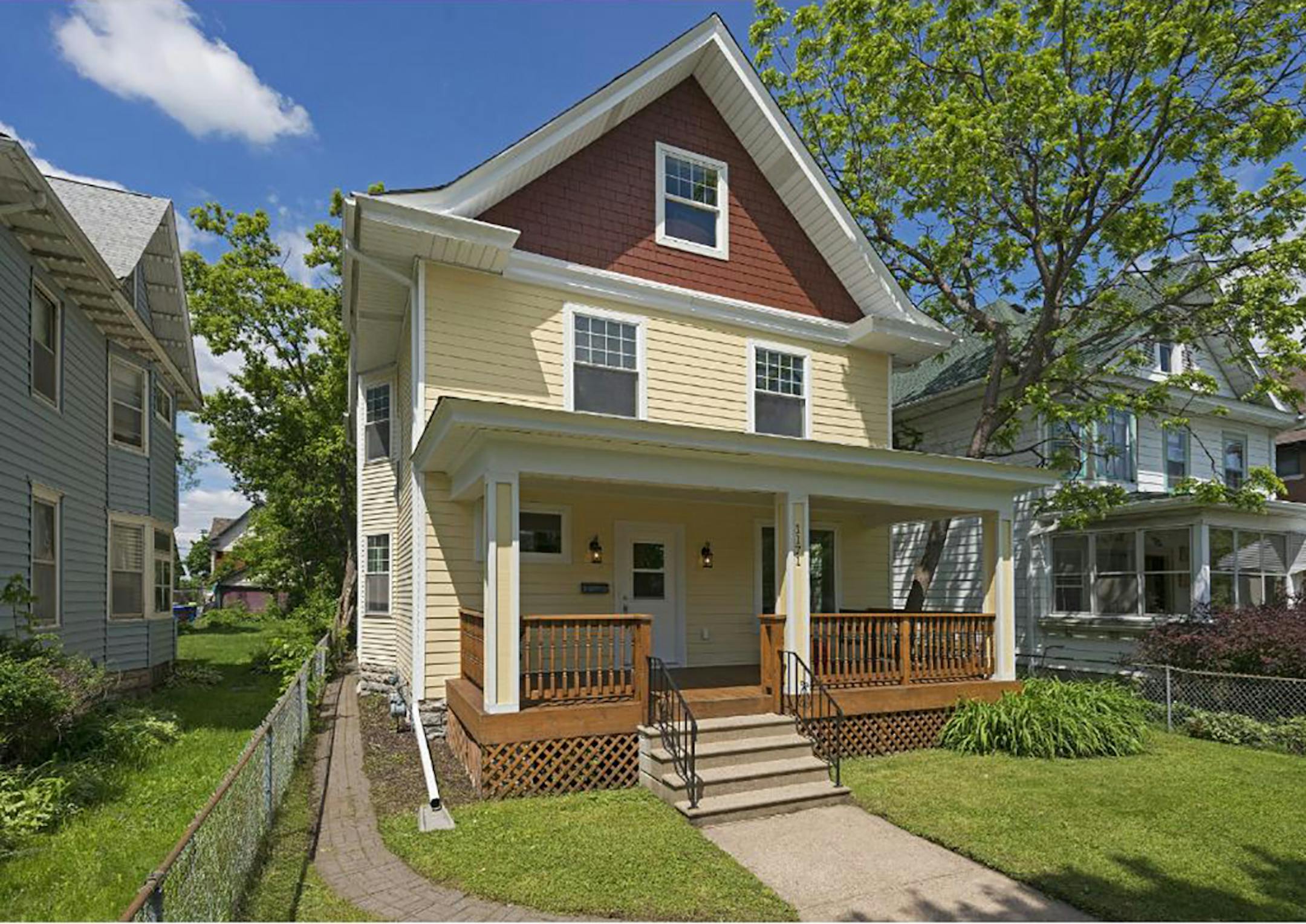 St. Paul
Built in 1905, this five-bedroom, four-bath house located in the Merriam Park-Lexington-Hamline neighborhood has 4,000 square feet and features a third floor master suite, four bedrooms and laundry on the second floor, fireplace, hardwood floors, formal dining room, stainless steel kitchen appliances and granite countertops, fireplace, full finished basement, deck, porch and two-car detached garage. Listed by Kevin Curtis, Re/Max Advantage Plus, 612-619-6496.