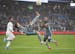 Minnesota United midfielder Robin Lod (16) with Wilfried Moimbe (86) tried score on a corner kick in the first half at Allianz Field.] Jerry Holt &#x2