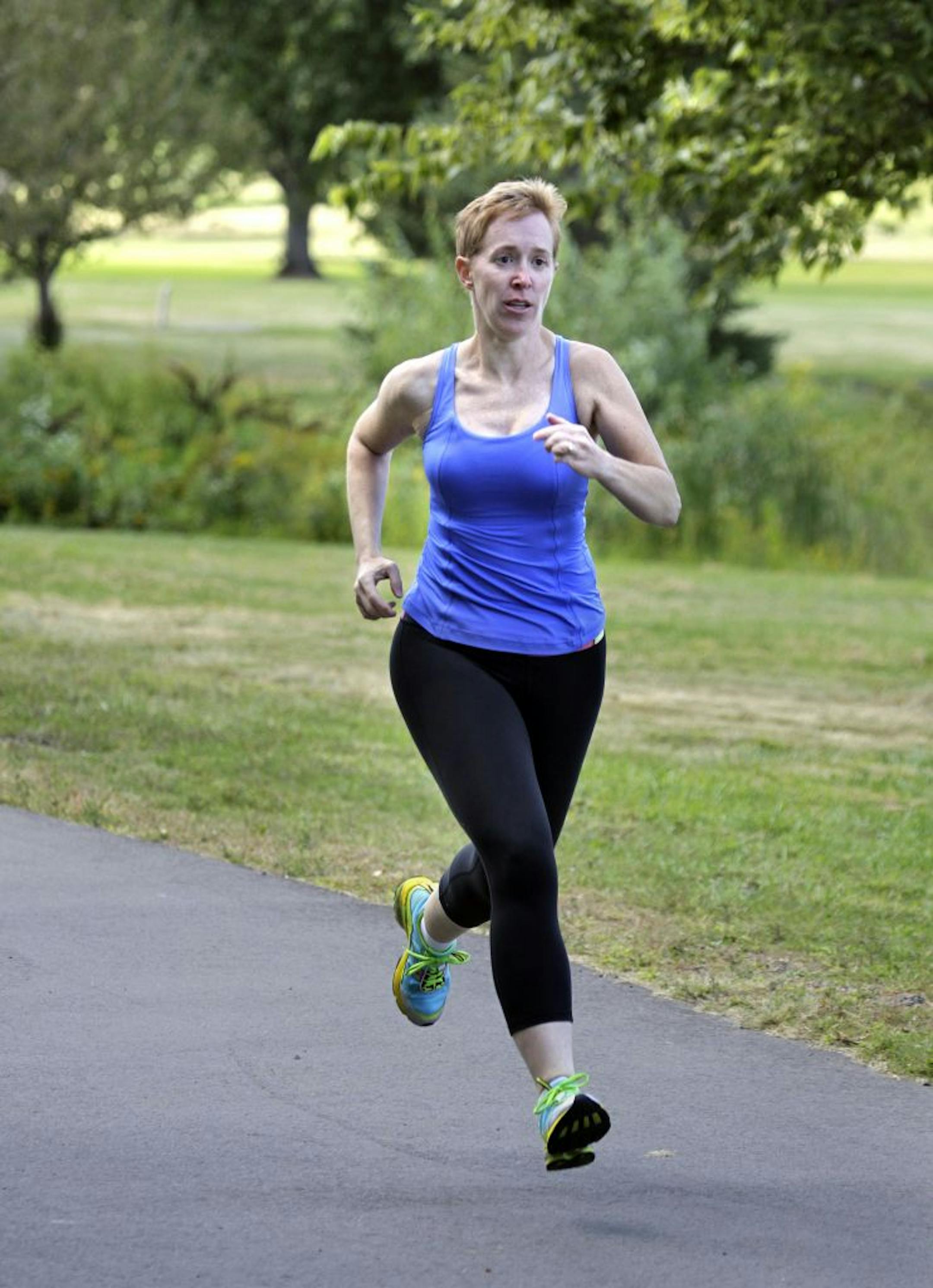 Jody Orfield is training for the Twin Cities 10-mile race.