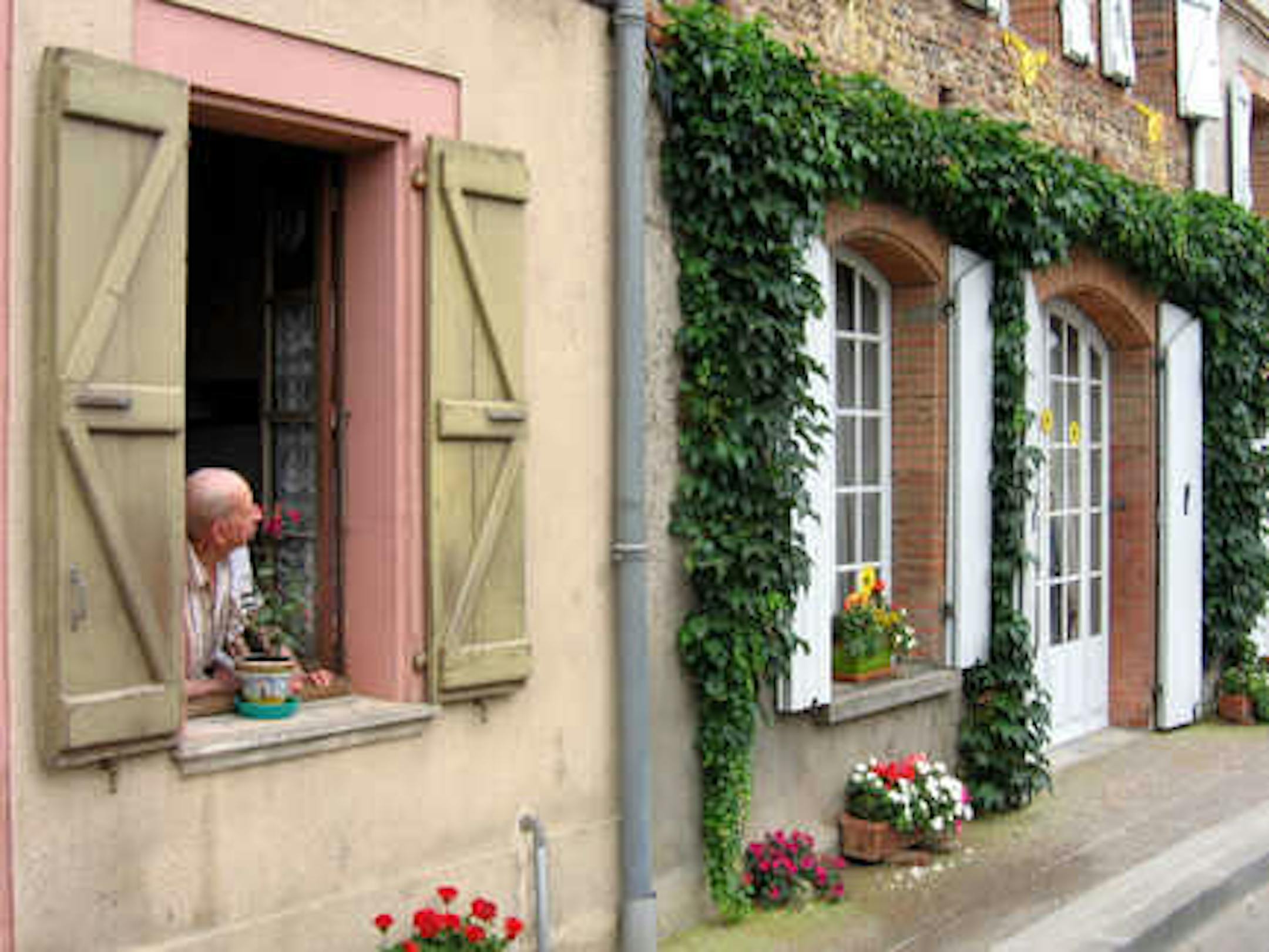 Traveler: Mark Mostad, Owatonna, Minn. The scene: Mostad was in Lézat-Sur-Lèze, France, near the starting line of one stage of last summers Tour de France. This man was watching the frenzy from his window.