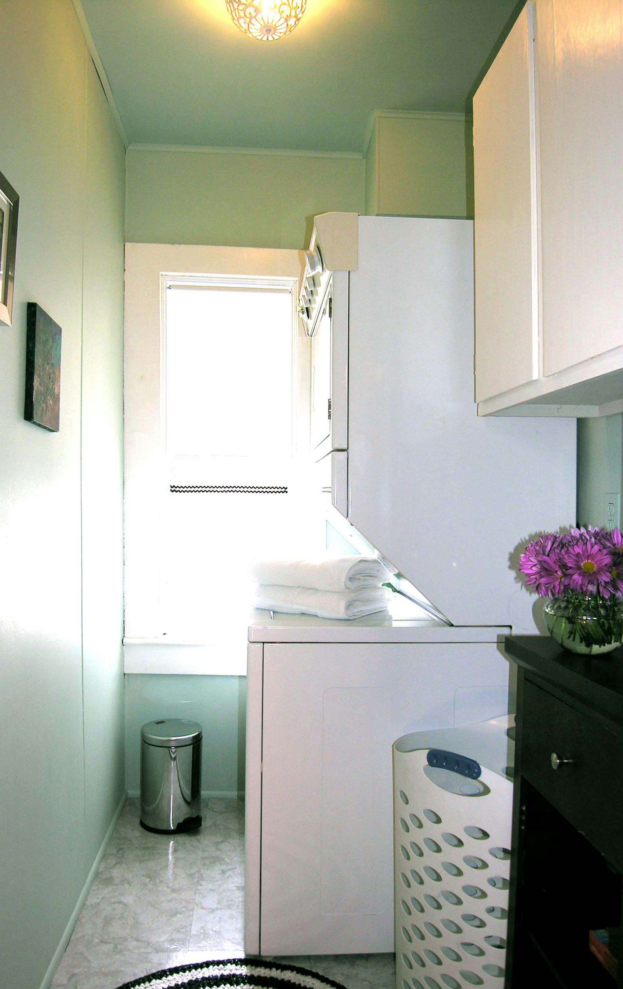 after of laundry room for staging feature by Lori Matzke