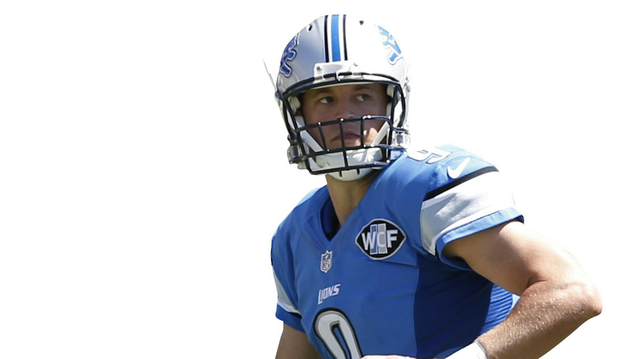 Detroit Lions quarterback Matthew Stafford.