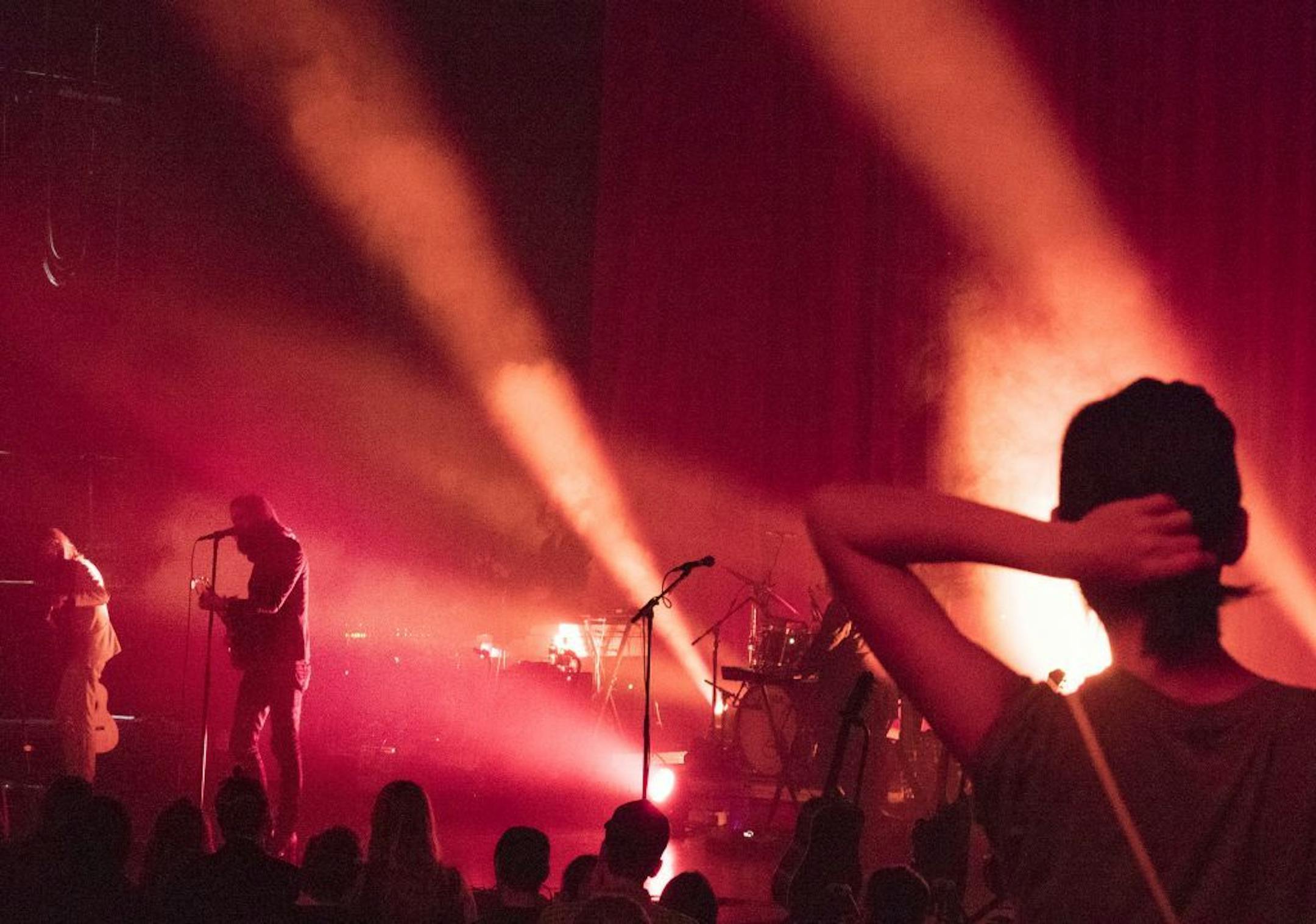 Father John Misty performs at Northrop Auditorium in Minneapolis April 16, 2016.
