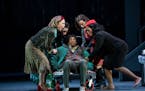 Cortez Mitchell as Refugee in Minnesota Opera&#x2019;s staging of Flight. Dan Norman photo