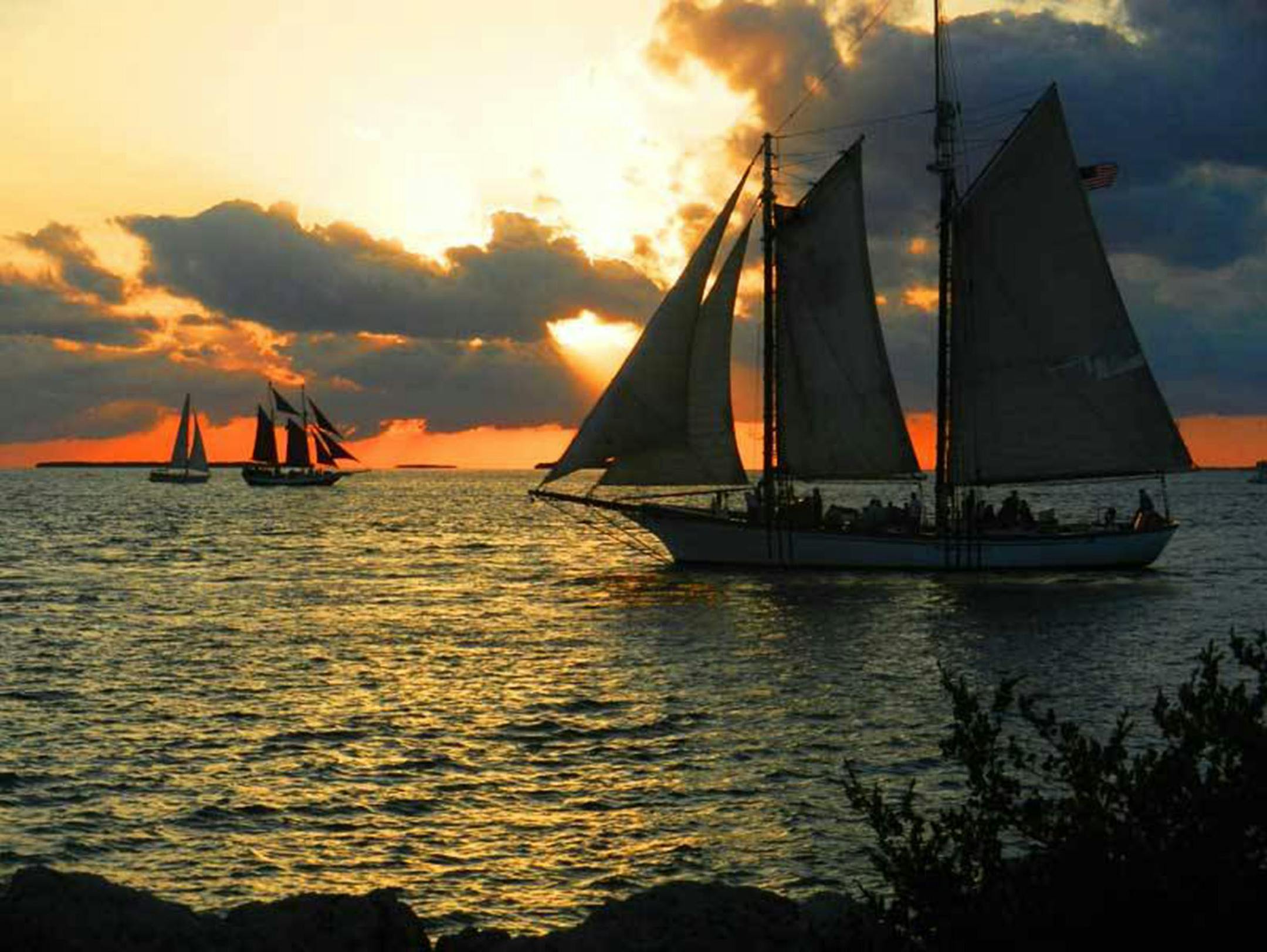 The Historic Key West Seaport has about a dozen sunset cruises available at varying prices and styles. (Bonnie Gross/FloridaRambler.com/TNS) ORG XMIT: 1407306