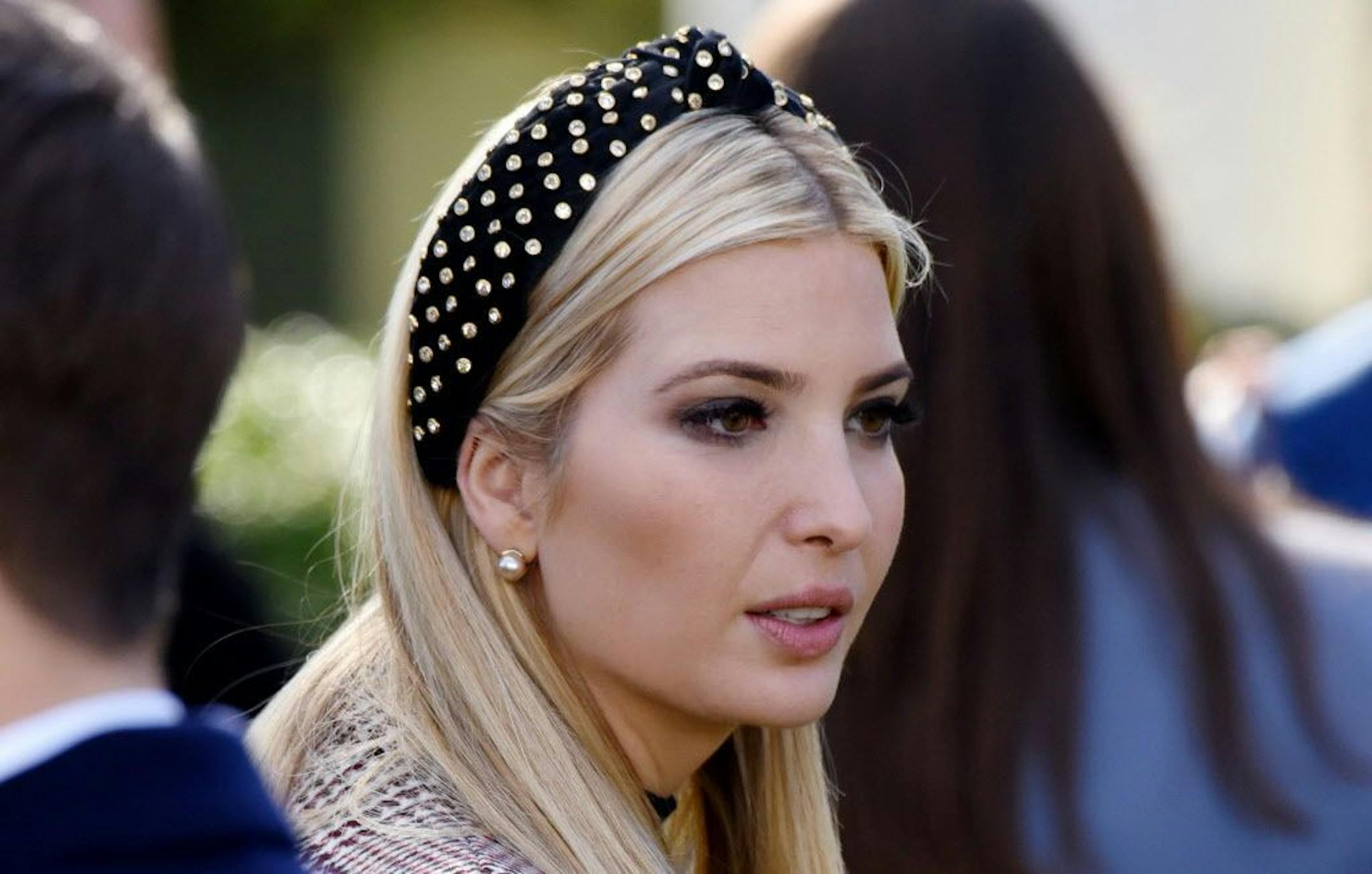 Ivanka Trump attends the National Thanksgiving Turkey pardoning ceremony in the Rose Garden of the White House on Tuesday, Nov. 20, 2018 in Washington, D.C. (Olivier Douliery/Abaca Press/TNS