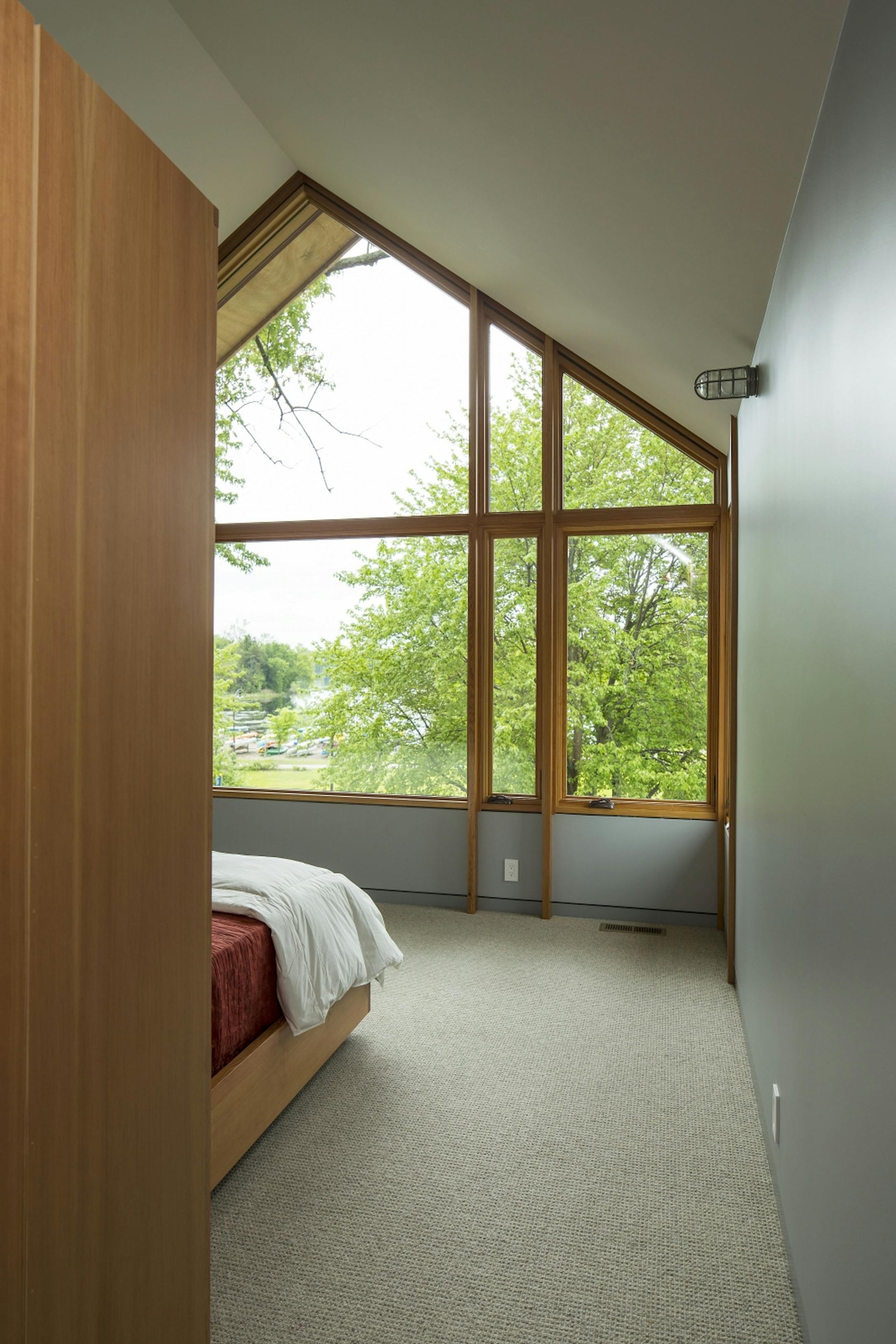 Troy Thies Second-floor guest bedroom