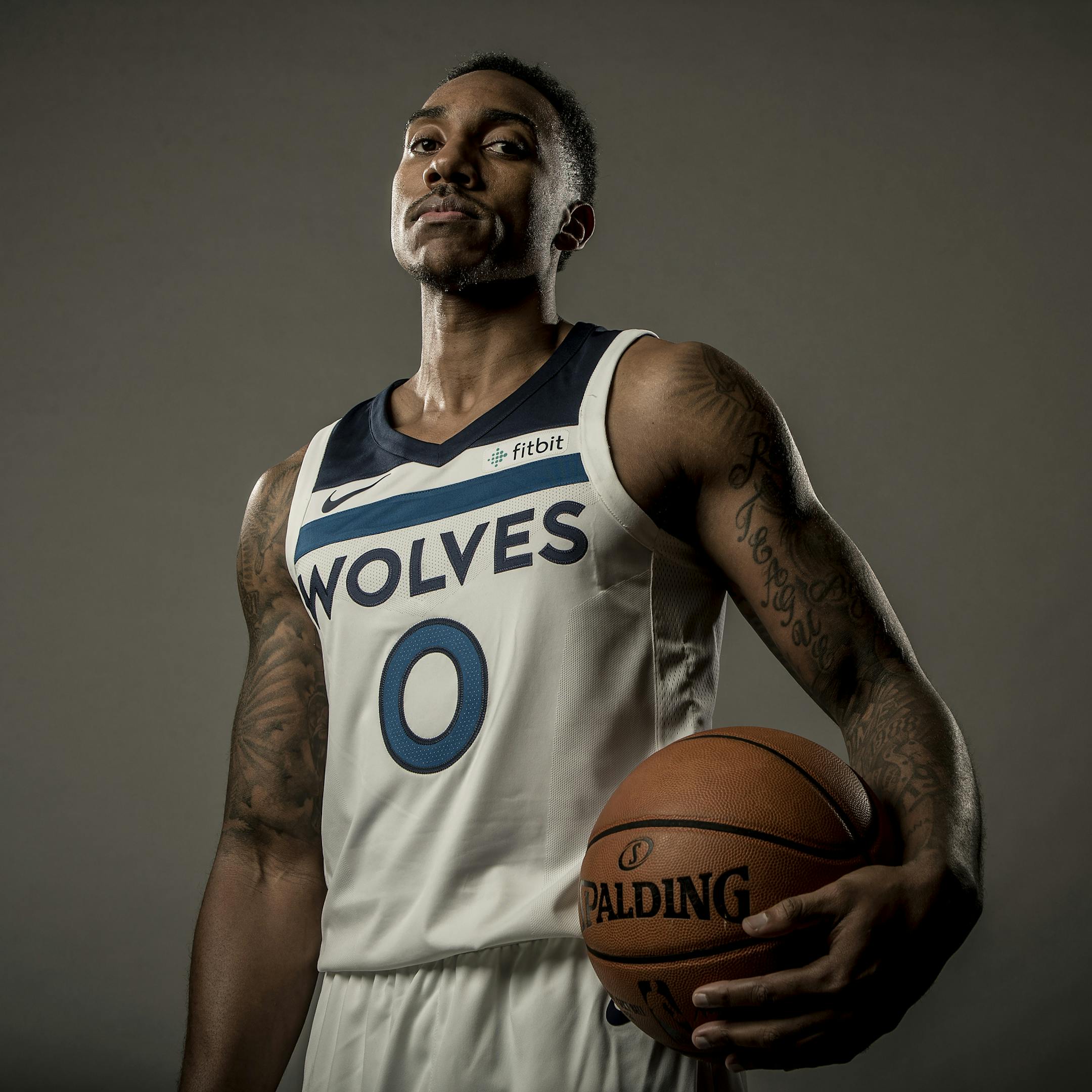 Minnesota Timberwolves Jeff Teague (0). ] CARLOS GONZALEZ ï cgonzalez@startribune.com - September 22, 2017, Minneapolis, MN, NBA, Minnesota Timberwolves Media Day