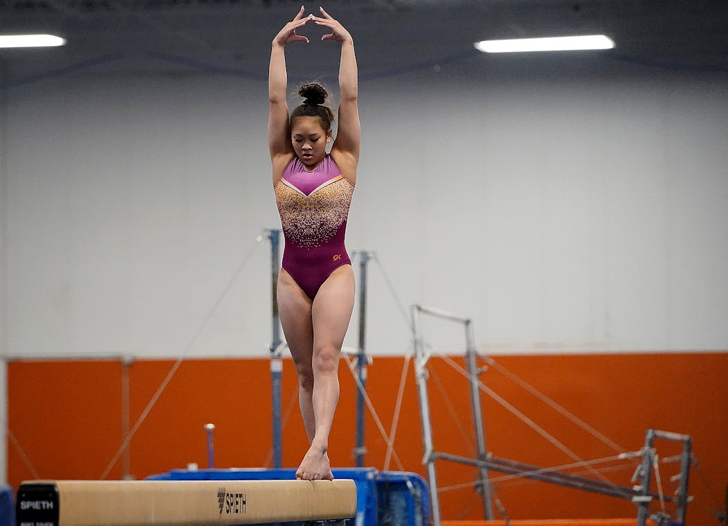 Lee finished second in the all-around at the U.S. Championships three weeks ago.