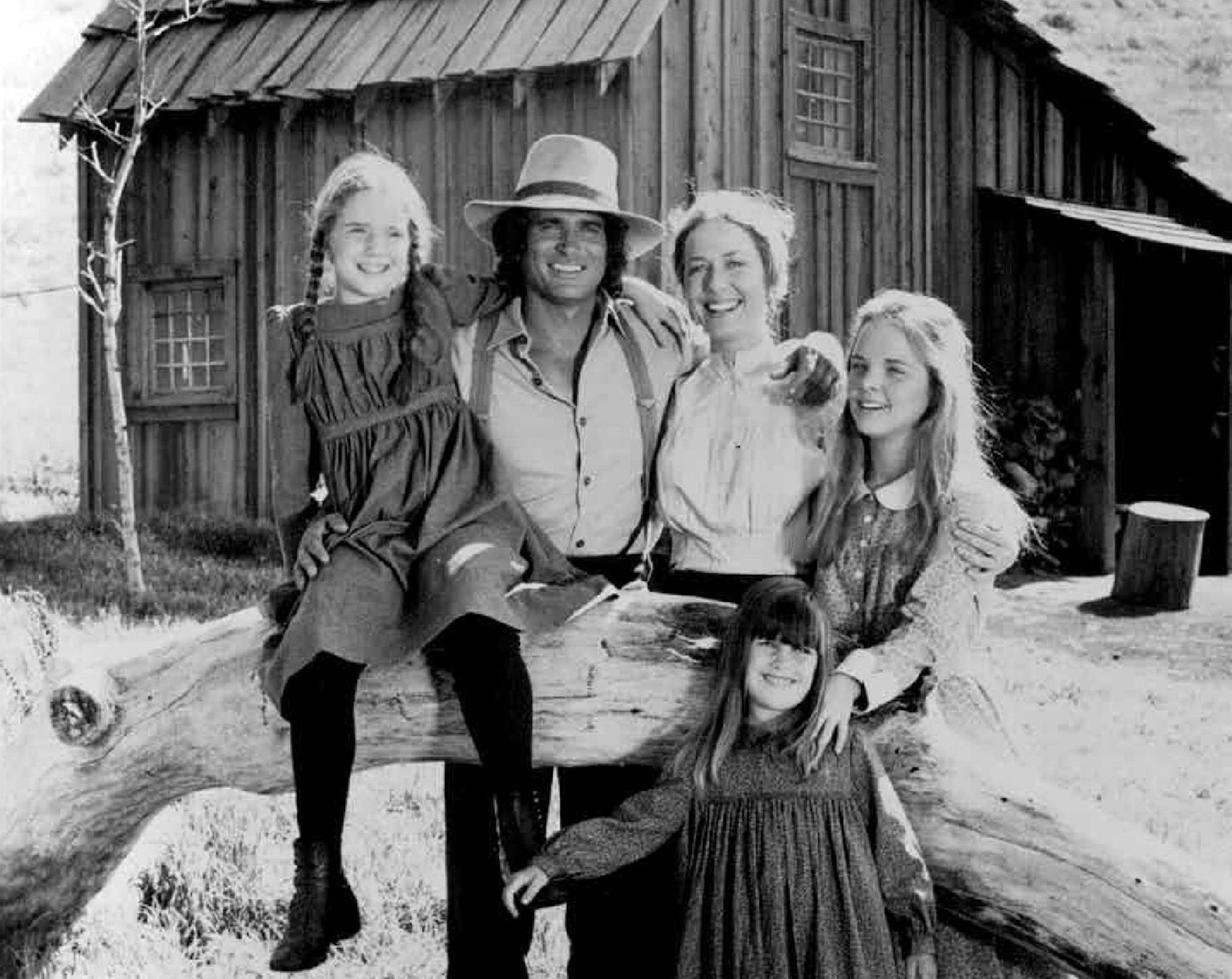 Melissa Gilbert and the original cast of "Little House on the Prairie."