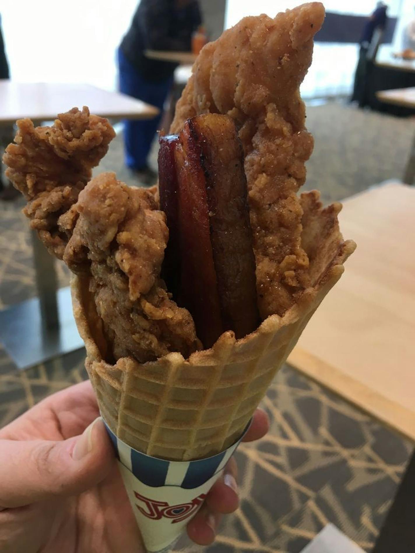 Chicken & Waffle Cone at Target Field