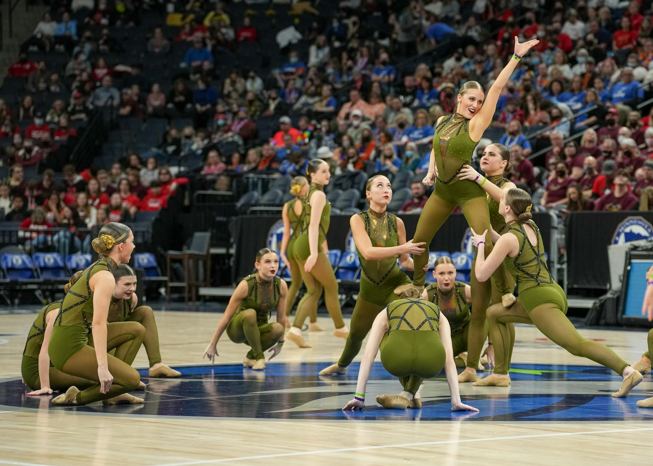 Lakeville North performs at the Class 3A MSHSL State High Kick Dance Tournament.