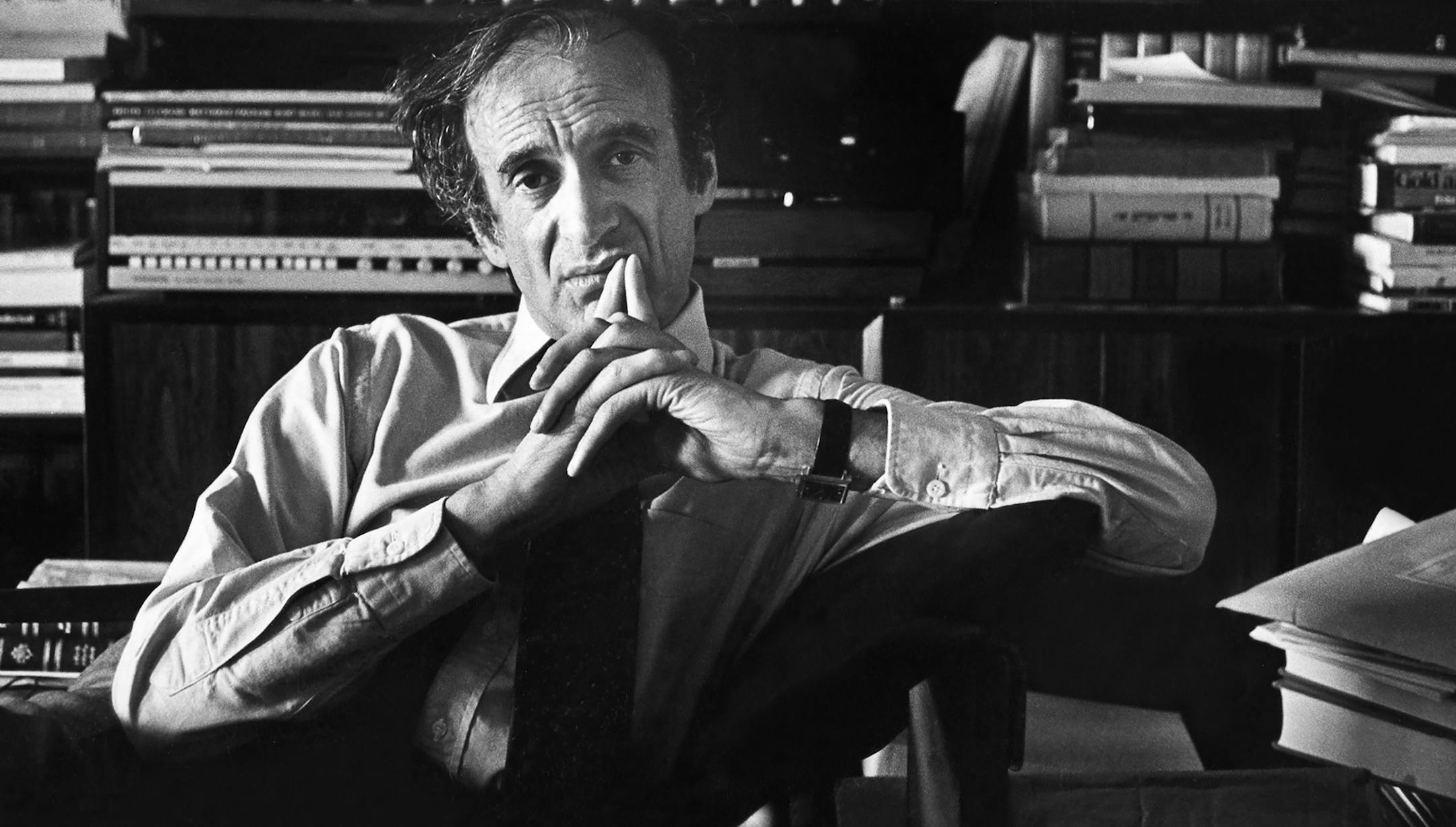 FILE -- Elie Wiesel, the Holocaust survivor, author and Nobel Peace Prize laureate, at home in New York, March 29, 1981. Wiesel, whose writings including “Night” did as much as anyone to sear the memory of the Holocaust on the world’s conscience, died at home in Manhattan on July 2, 2016. He was 87. (Jim Wilson/The New York Times) ORG XMIT: MIN2016070315100108