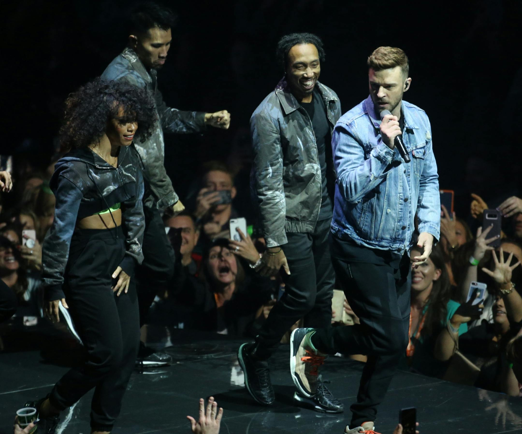Pop superstar Justin Timberlake performed Friday, Sept. 28, 2018, at the Xcel Energy Center in St. Paul, MN.
