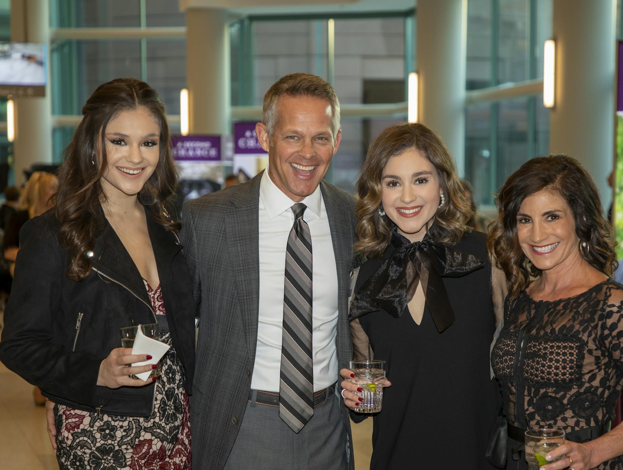 Jillian, Jon, Alana, Lynn Christie at the 2020 Whisker Whirl benefit for the Animal Humane Society. [ Special to Star Tribune, photo by Matt Blewett, My Story Minnesota, matt@mystorymn.com, Feb. 22, 2020, International Market Square, Minneapolis, SAXO 1010220599 FACE030120