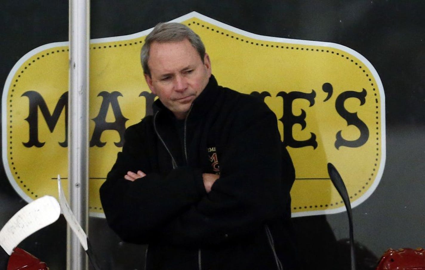 Maple Grove boys' hockey coach Gary Stefano