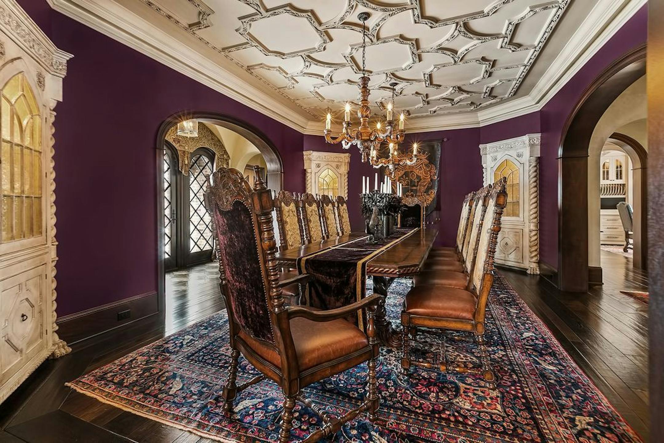 The formal dining room.