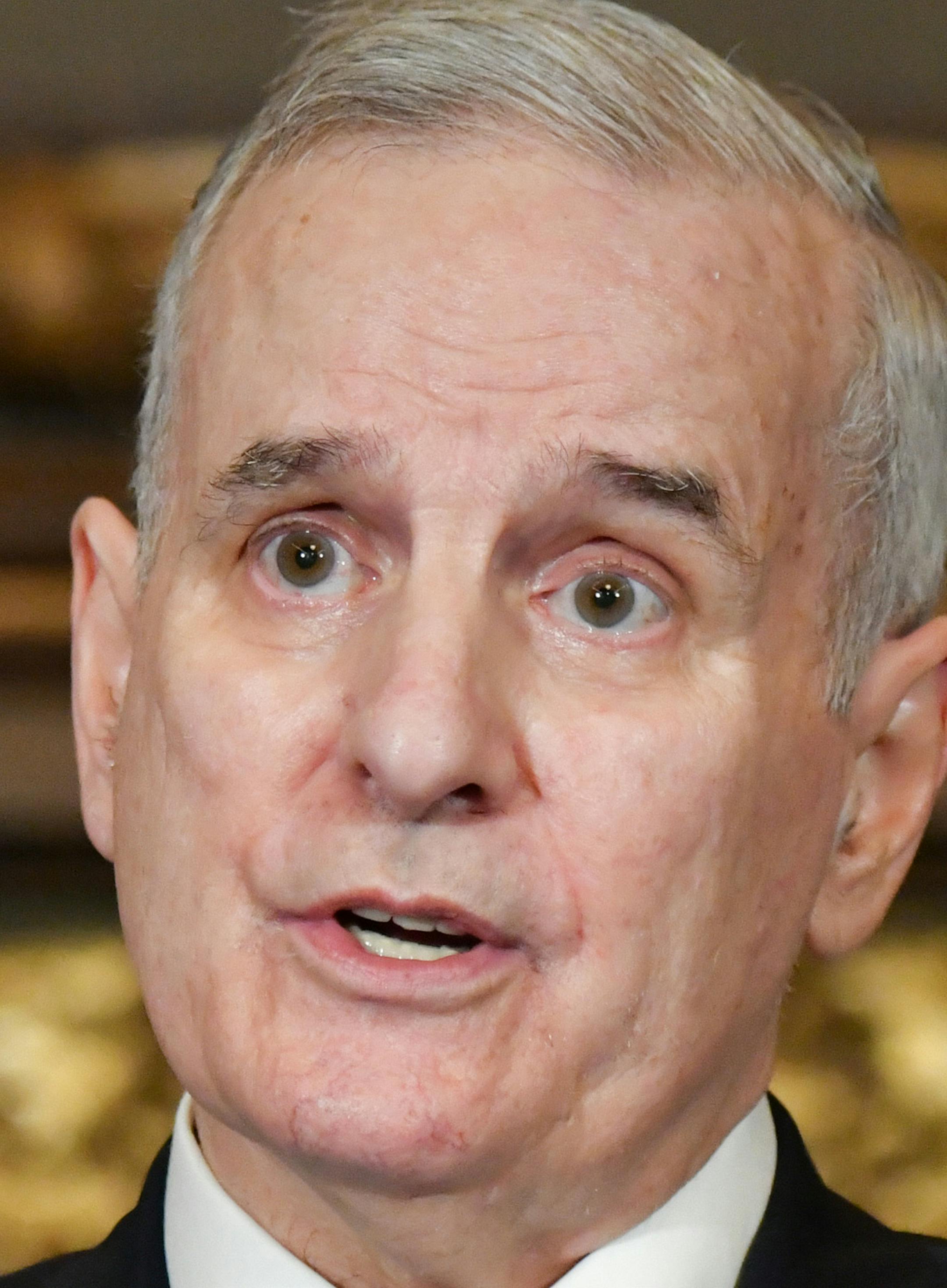 Governor Mark Dayton signed a broadly bipartisan bill that allows Minnesotans to recover their vehicle after someone else is convicted of driving it without their permission. He also answered questions about a variety of issues including health insurance funding. ] GLEN STUBBE ï glen.stubbe@startribune.com Monday, April 3, 2017