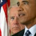 Then-Vice President Joe Biden with President Barack Obama in 2014. “Unlike Obama or [President Bill] Clinton,” writes Matthew Yglesias of Bloomber
