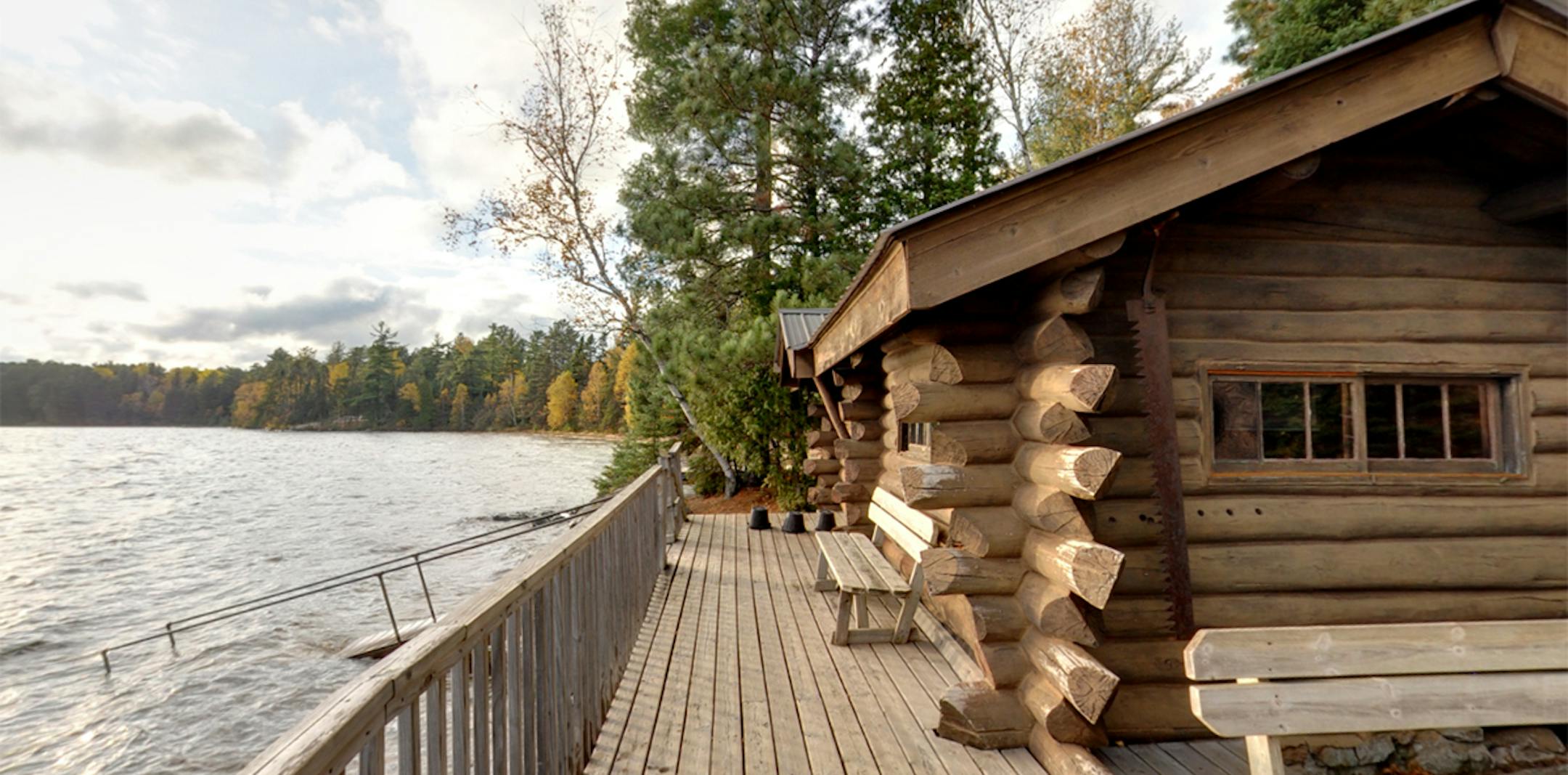 Provided
The sauna at Camp du Nord.
