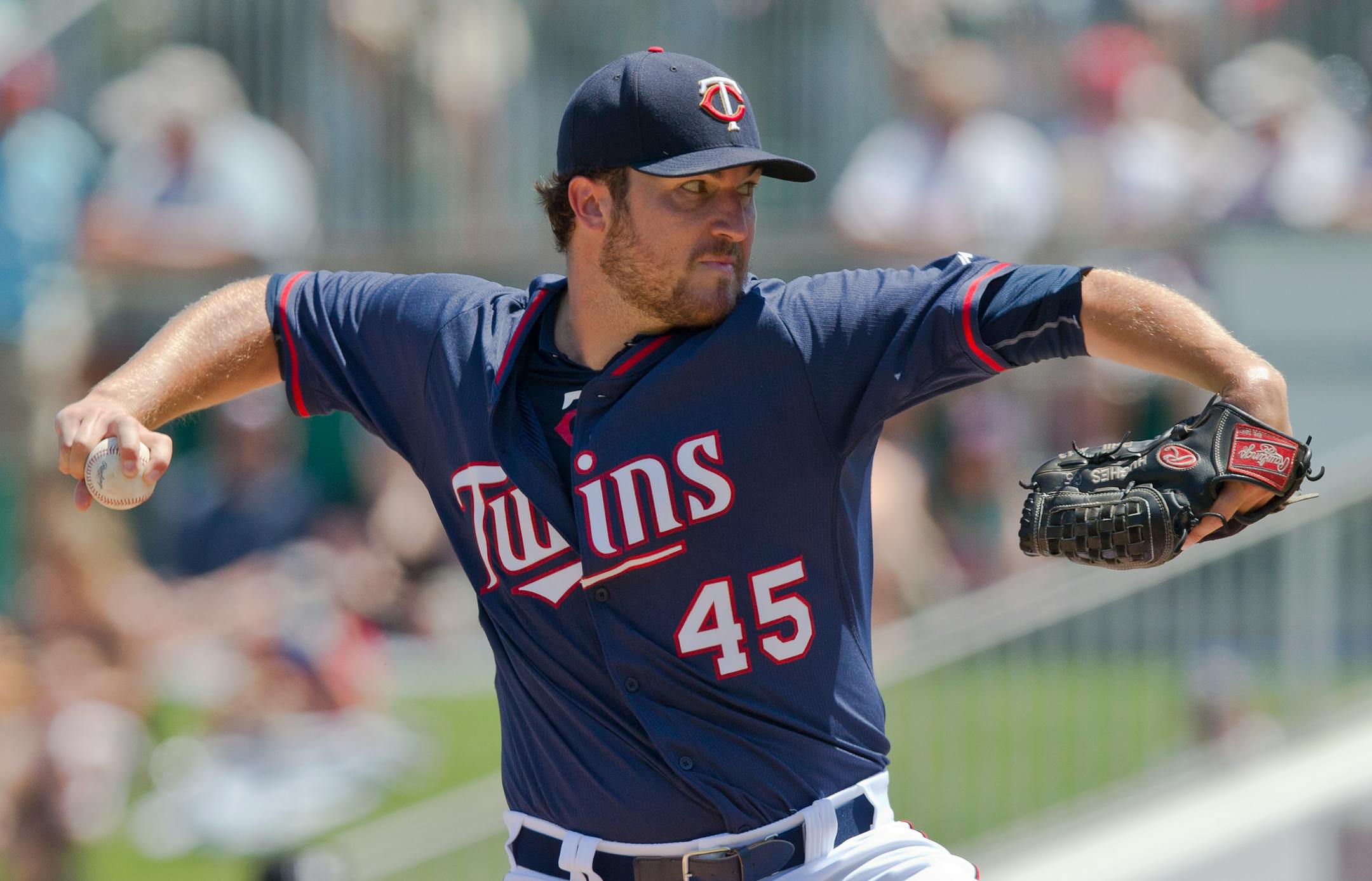 Twins pitcher Phil Hughes.