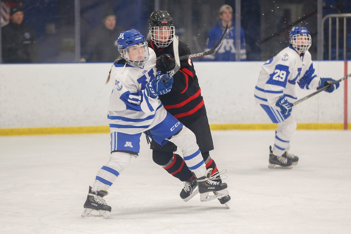 High School Girls' Hockey
Eden Prairie vs Minnetonka Pagel Activity Center January 21, 2020. Photo by Jeff Lawler, SportsEngine