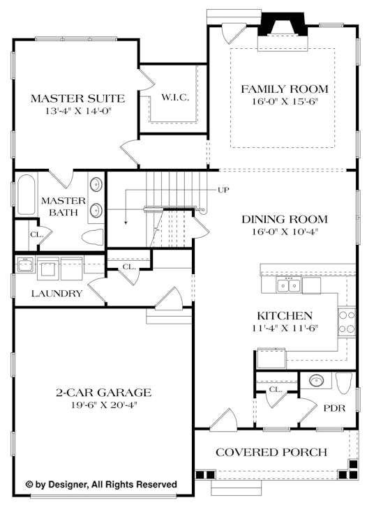 Home plan: Compact Craftsman lives large.