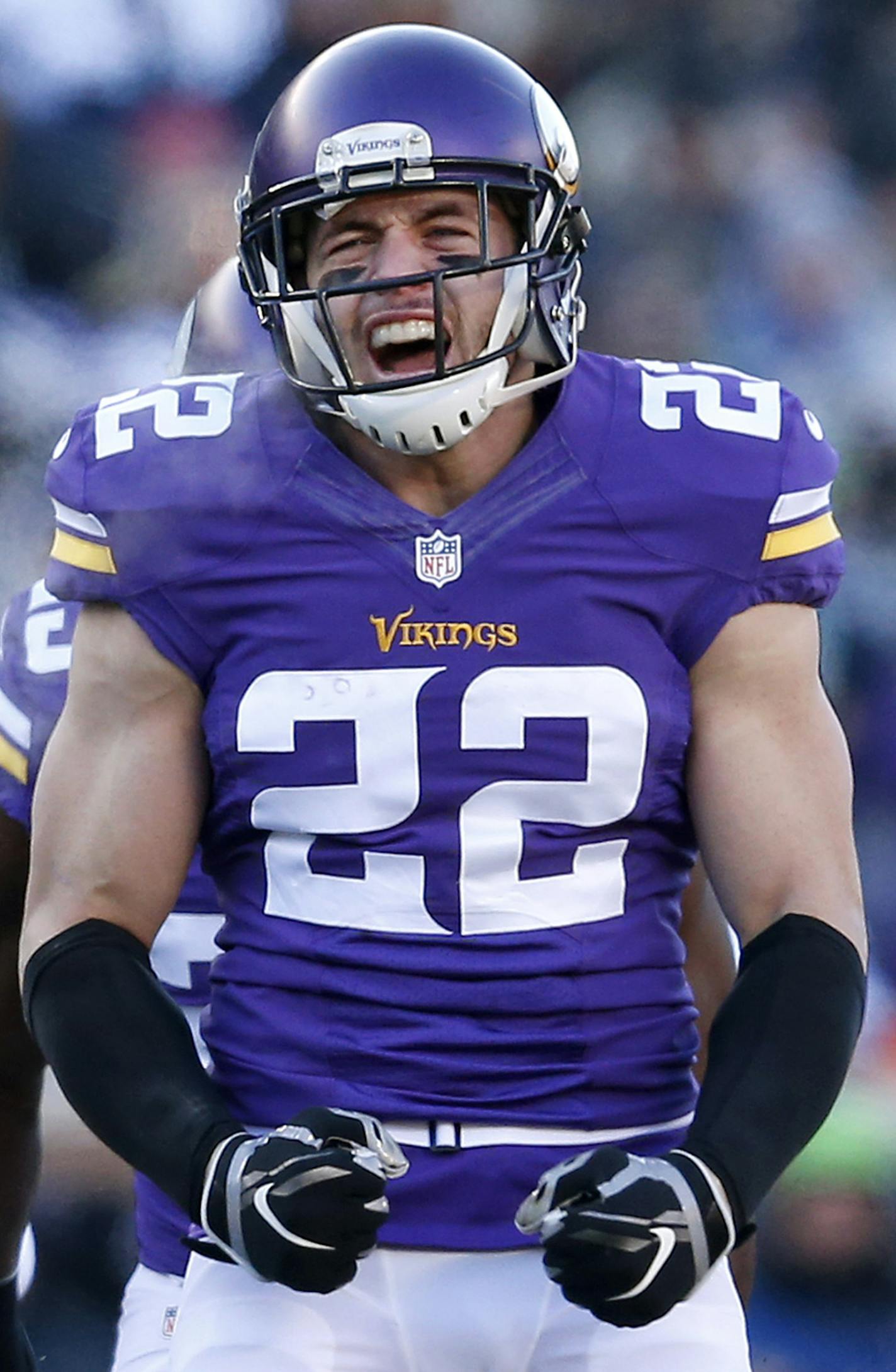 Minnesota Vikings Harrison Smith (22). ] CARLOS GONZALEZ &#xef; cgonzalez@startribune.com - January 10, 2016, Minneapolis, MN, TCF Bank Stadium, NFL, Minnesota Vikings vs. Seattle Seahawks ORG XMIT: MIN1601111729570186