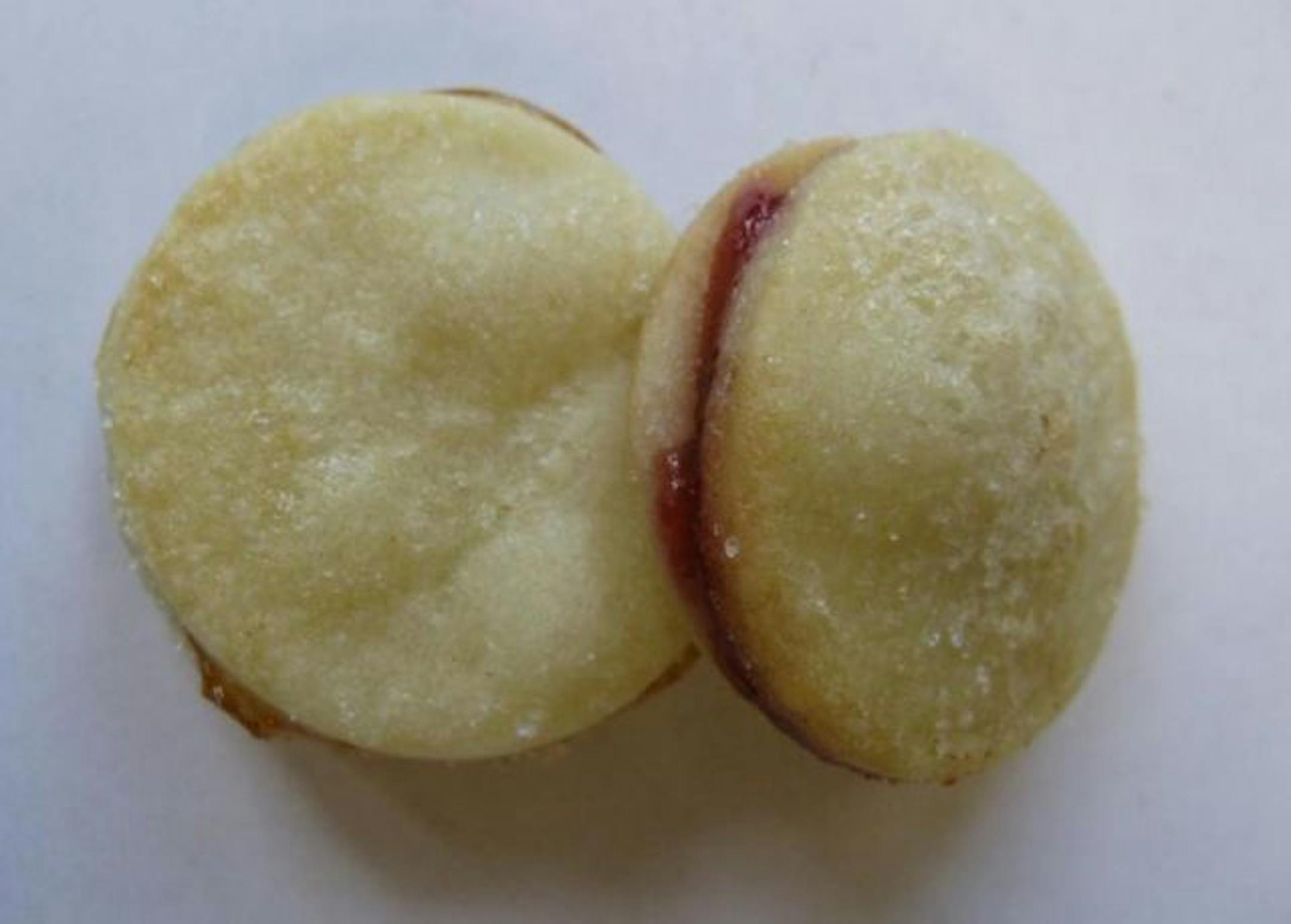 Raspberry carmel coins from Bars Bakery