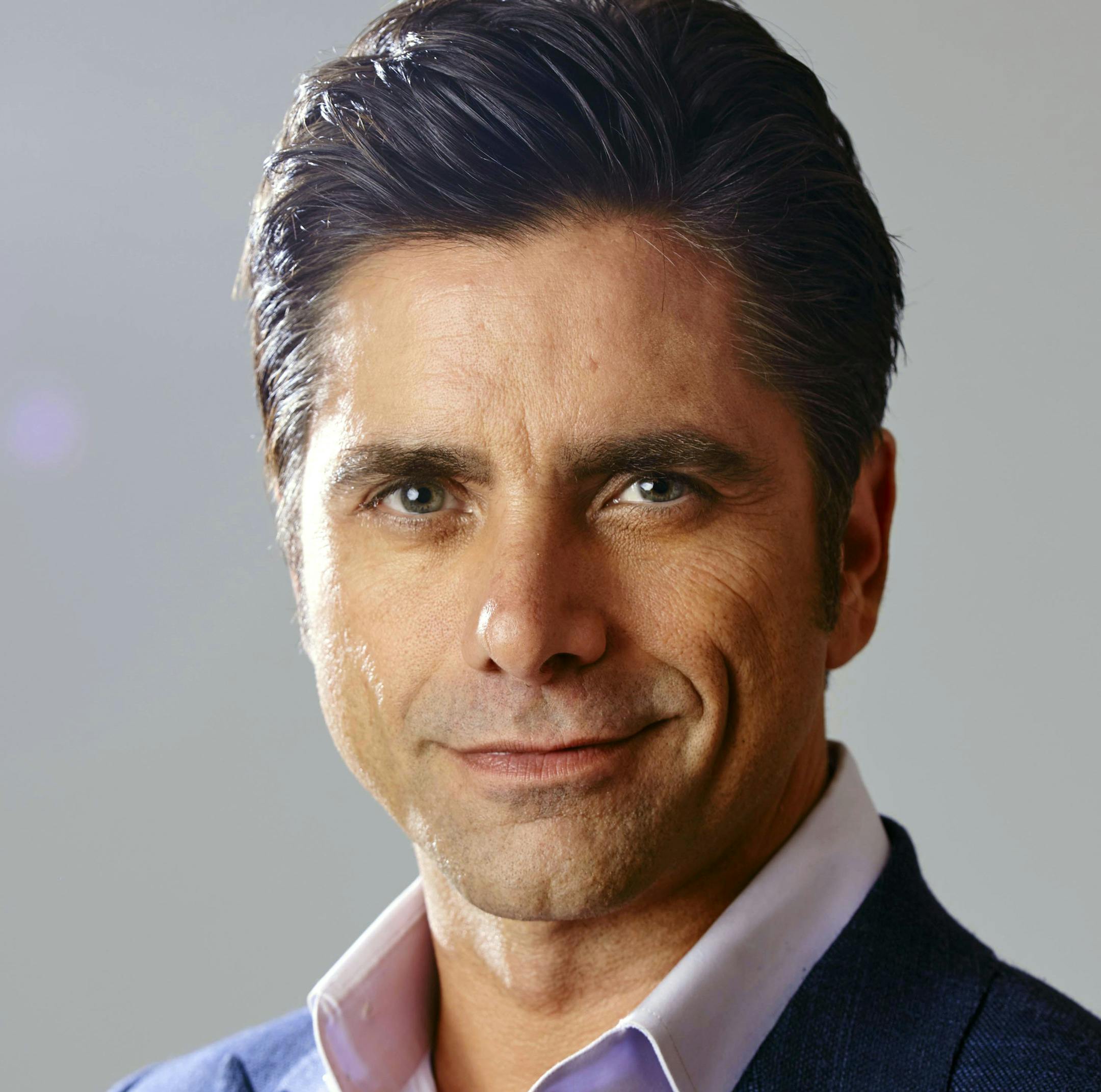 FILE - In this Aug. 6, 2015 file photo, actor John Stamos, from the new comedy "Grandfathered," poses for a portrait during the Fox 2015 Television Critics Association Summer Press Tour in Beverly Hills, Calif. An attorney for Stamos entered a no contest plea on Tuesday, Nov. 24, 2015, to a misdemeanor charge of driving under the influence of a drug filed after the actorís arrest in Beverly Hills in June. A Los Angeles judge sentenced Stamos to three years on probation and attend 52 Alcohol
