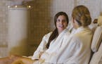 In a photo from the resort, the spa at The Resort at Pelican Hill, a five-star retreat in Newport Beach, Calif. Customers booking the momcation packag