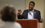 "We are going to build this community together," said St. Paul Mayor Melvin Carter as he addressed members who attended at the summit.