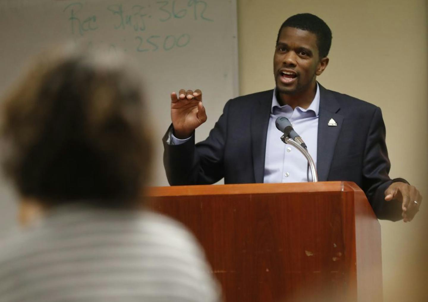 "We are going to build this community together," said St. Paul Mayor Melvin Carter as he addressed members who attended at the summit.