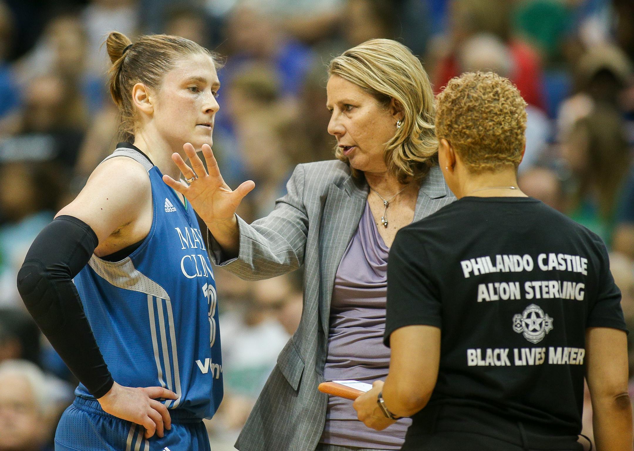 Lynx point guard Lindsay Whalen, and coach Cheryl Reeve
