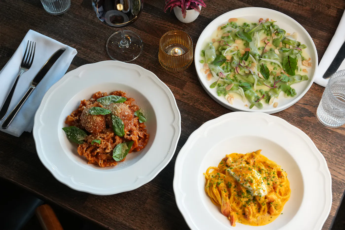 At Liliana, pasta takes the scenic route