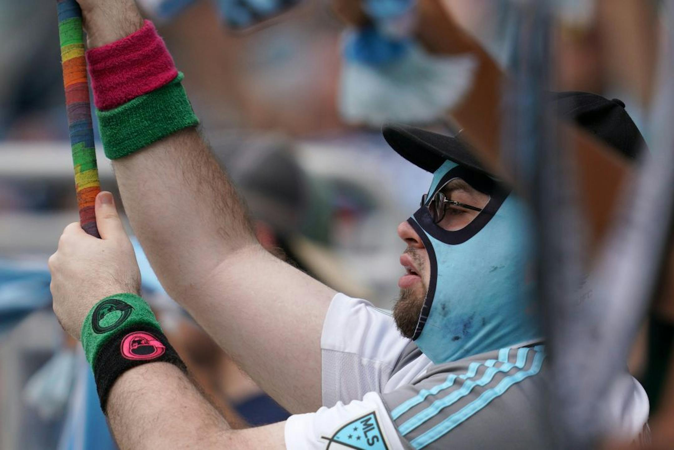 Minnesota United fans cheered from the stands in the first half.